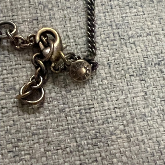 J. Crew Silver Crystal Pendant Necklace - Picture 4 of 4